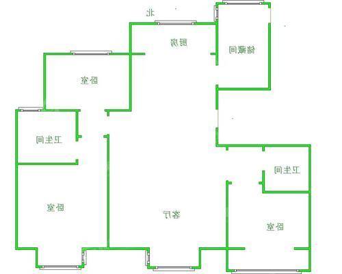天成明月洲东区3室2厅2卫139㎡