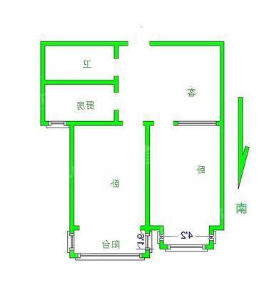 东方世纪城东区2室1厅1卫76㎡