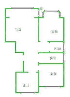 天成名著一期3室2厅1卫100㎡