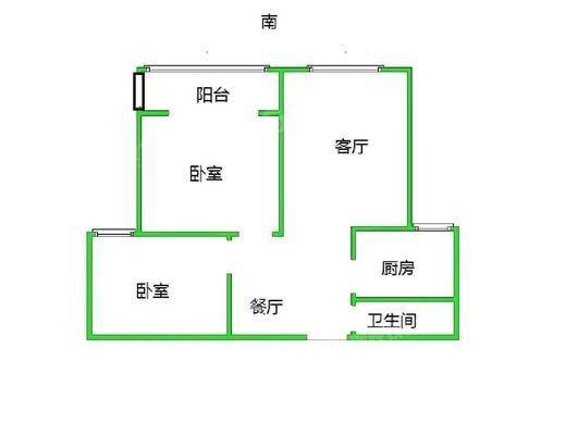 印象青城2室2厅1卫84㎡