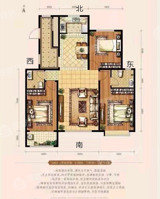 天成和园3室2厅2卫127㎡