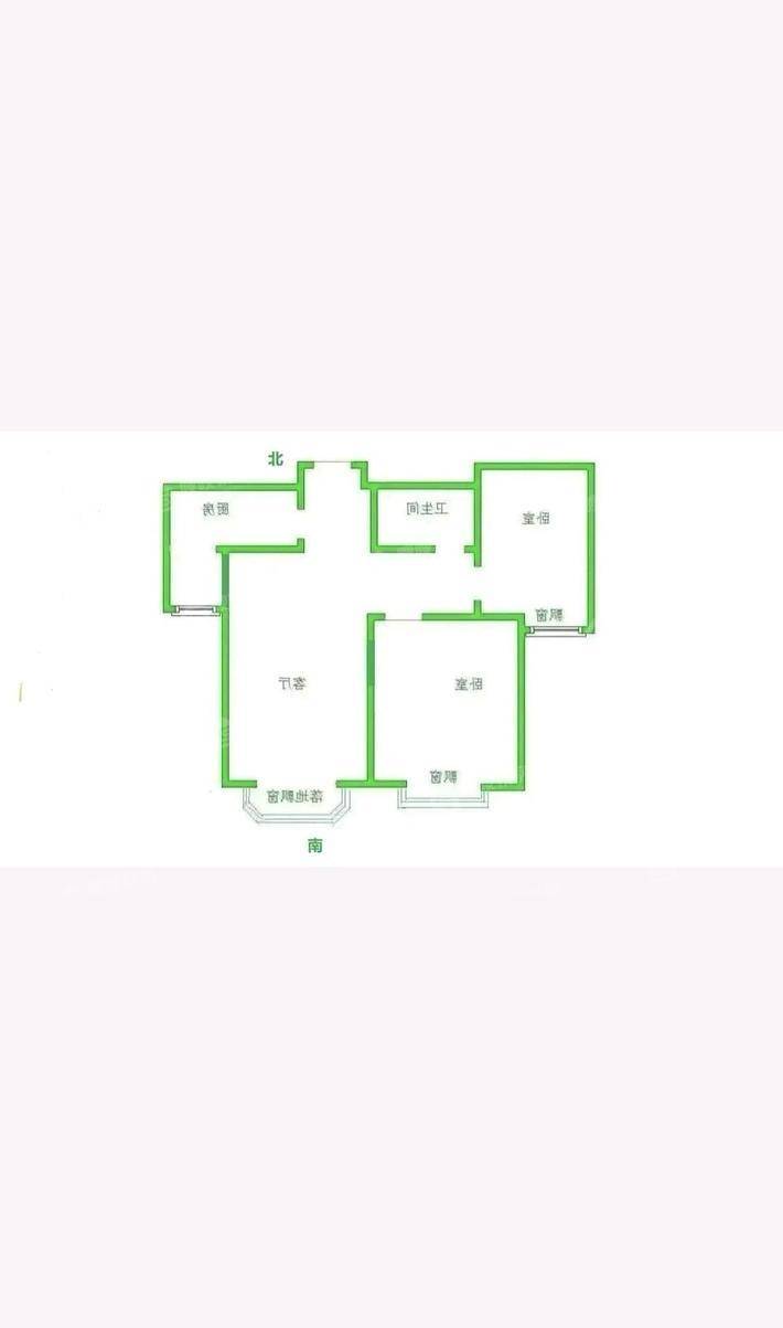 泰和世家（南区）2室2厅1卫83㎡