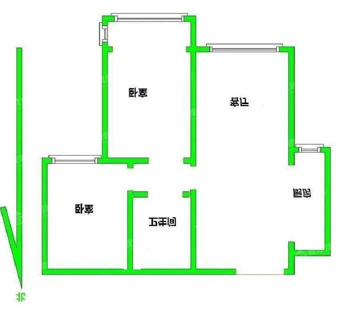 凤凰城（B区）2室2厅1卫91㎡
