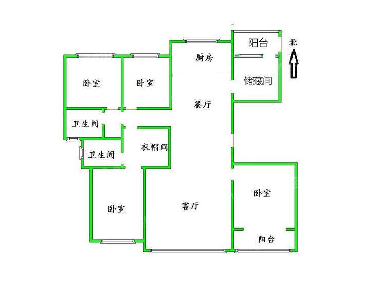 吉祥天著4室2厅2卫188㎡
