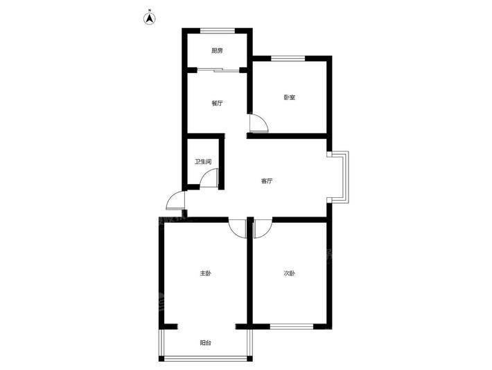 颐和家园3室2厅1卫105㎡