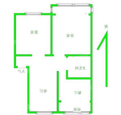 锦绣家园2室2厅1卫93㎡