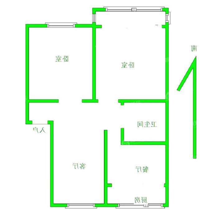 锦绣家园2室2厅1卫93㎡