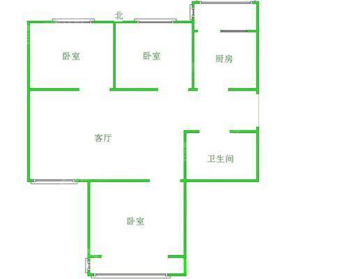 阳光国际2室2厅1卫93㎡