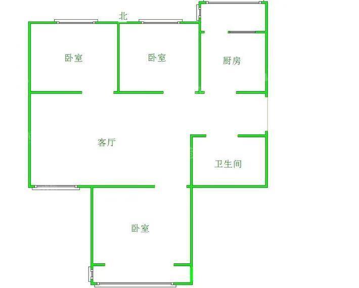 阳光国际2室2厅1卫93㎡