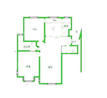 御河新城东区1室1厅1卫88㎡
