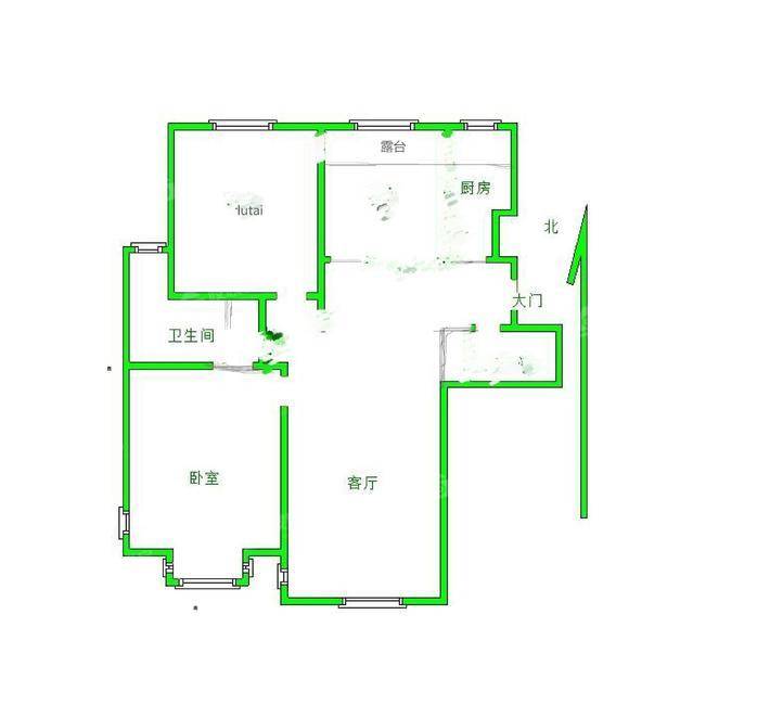 御河新城东区1室1厅1卫88㎡