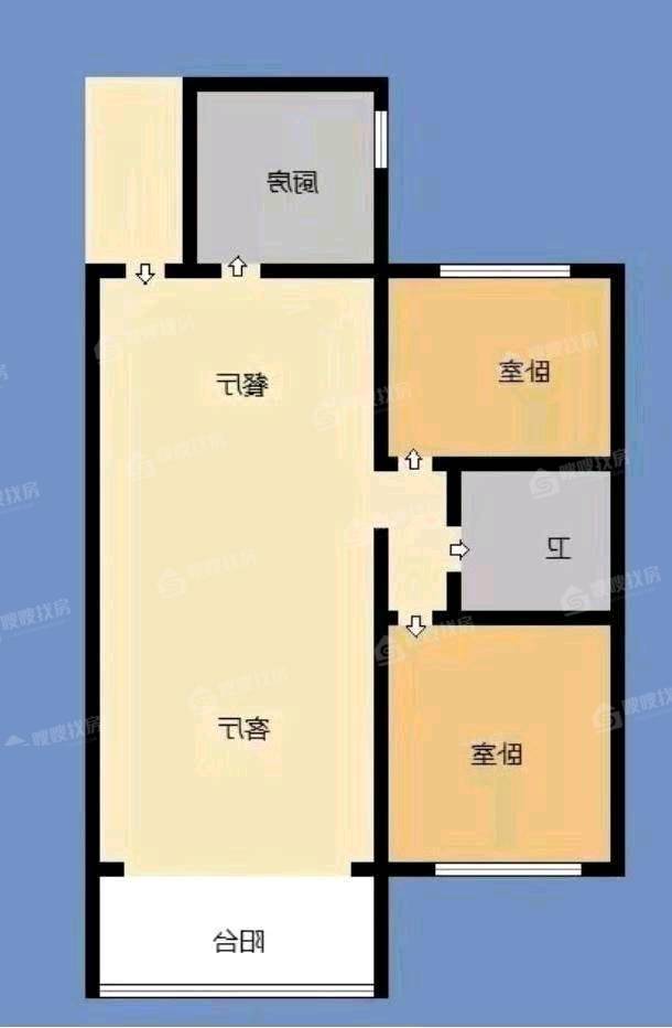 大化生活（三区）2室1厅1卫71㎡