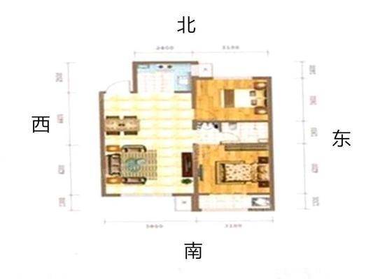 塞纳左岸2室1厅1卫97㎡