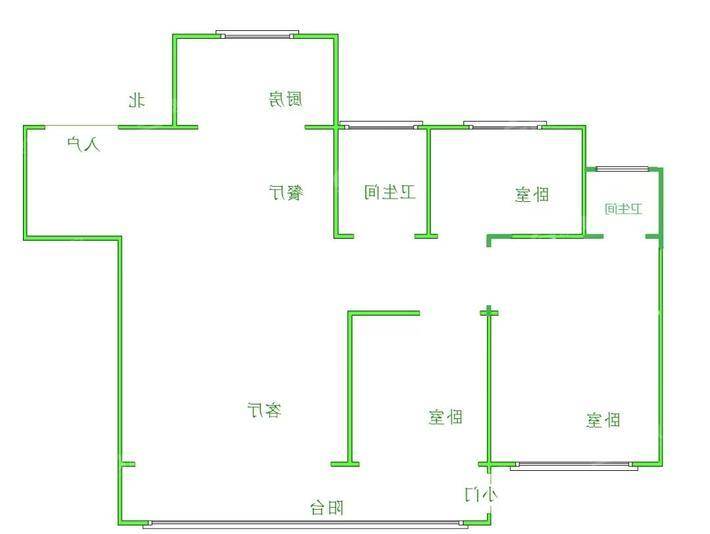 吾悦华府3室2厅2卫120㎡