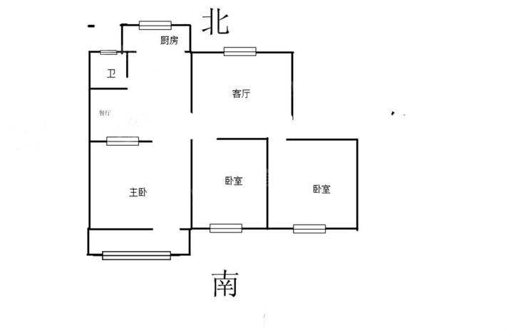 市社小区3室2厅2卫129㎡