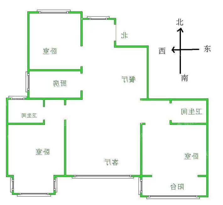 天成郡府东区3室2厅2卫139㎡