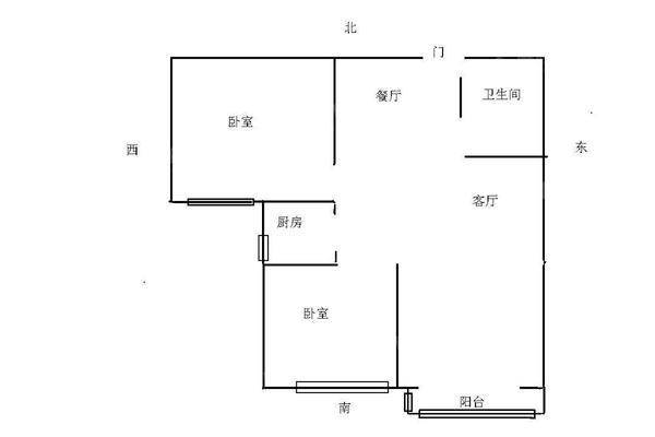 东方世纪城西区2室2厅1卫99㎡