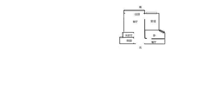 禧福荷堂D区2室1厅1卫80㎡