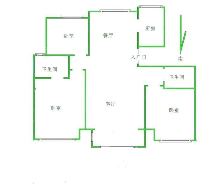 颐和庄园（三期A区）3室2厅2卫136㎡