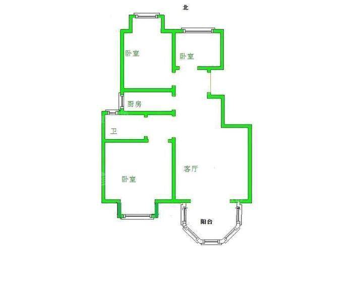 泰和世家（南区）3室2厅1卫97㎡