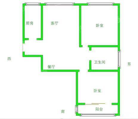 一世界回迁1-152室2厅1卫93㎡