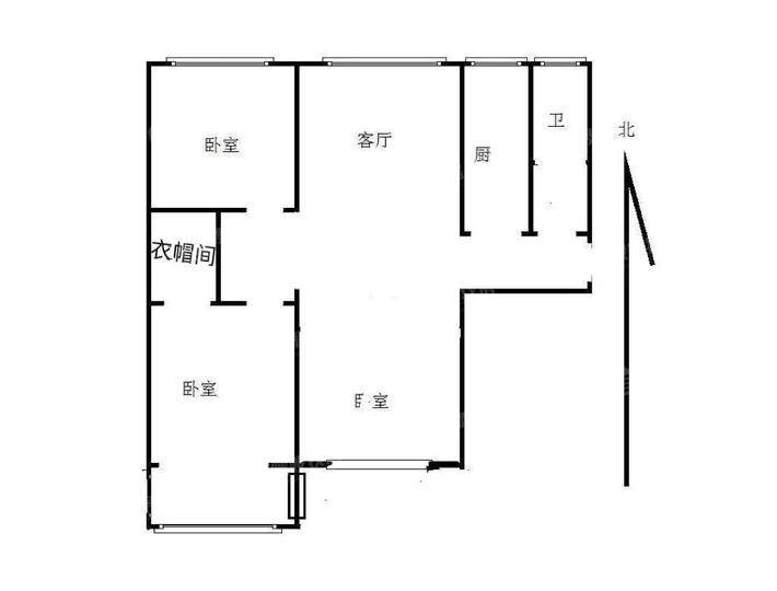 三里家园3室2厅2卫108㎡