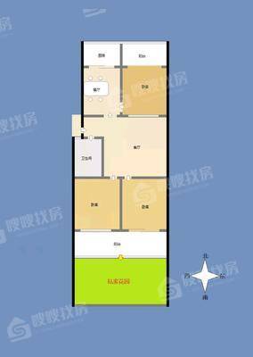 广信小区3室2厅1卫103㎡