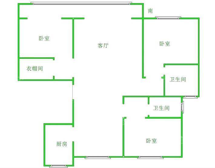 新城玺樾春秋3室2厅2卫124㎡