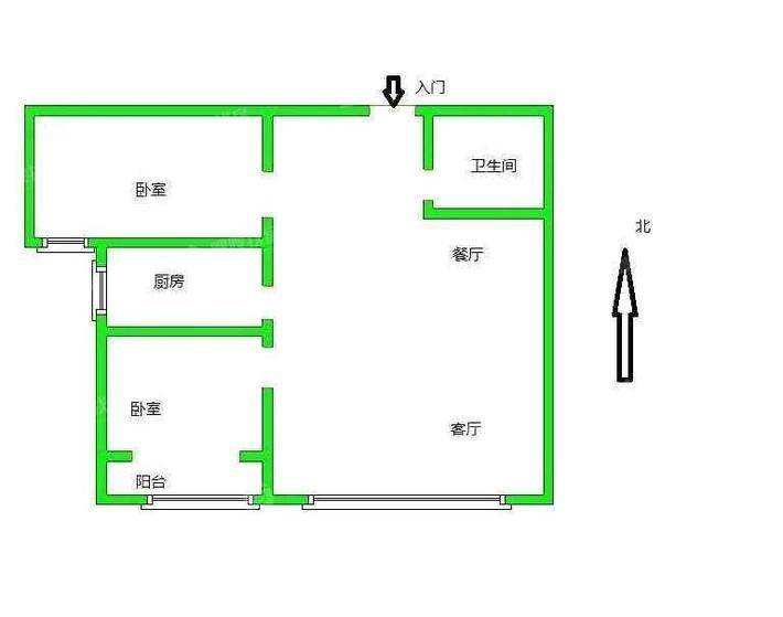 御宇国际一期（秀瑞苑）2室2厅1卫87㎡