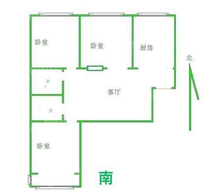 百合世嘉3室1厅1卫104㎡