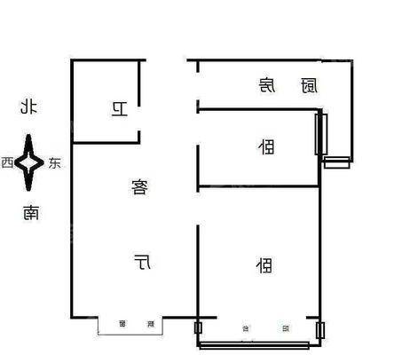 御宇国际二期（雅瑞苑）2室2厅1卫86㎡