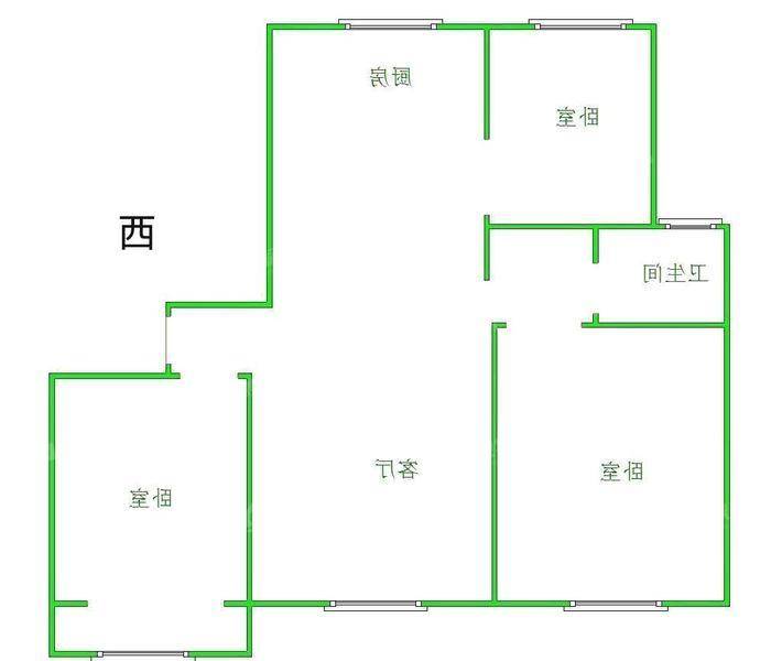海韵小区中区3室2厅1卫102㎡