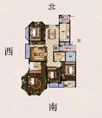 万泰丽景东区4室2厅2卫184㎡