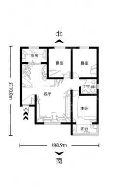 禧福荷堂D区3室2厅2卫112㎡