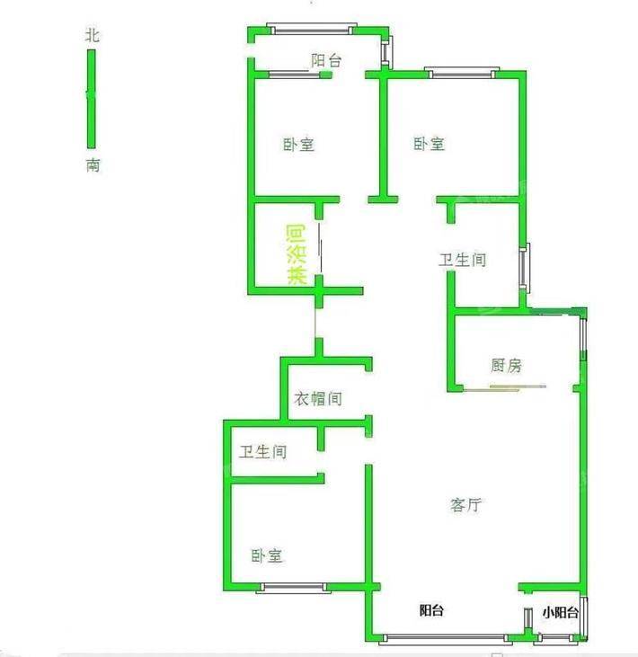 荣盛阿尔卡迪亚新儒苑3室2厅2卫137㎡