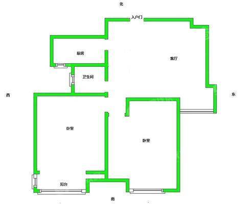 阿尔卡迪亚锦绣天地B区2室2厅1卫71㎡
