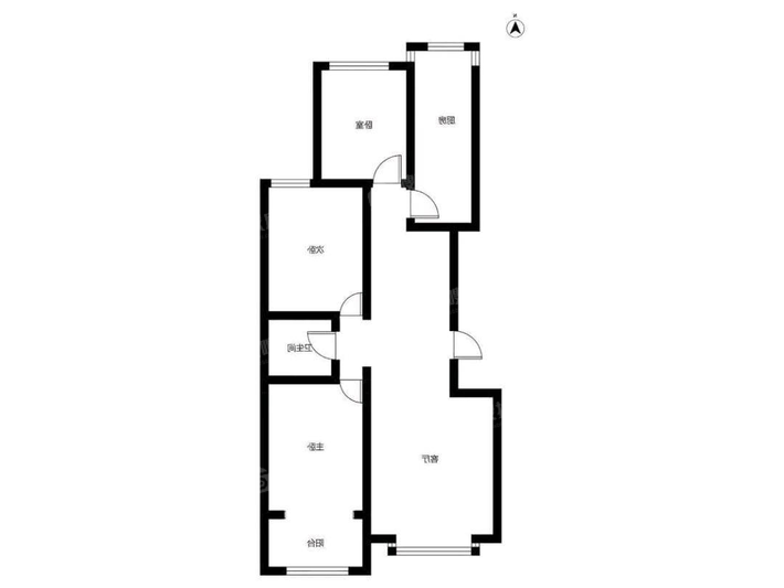 龙岸清华3室2厅2卫120㎡