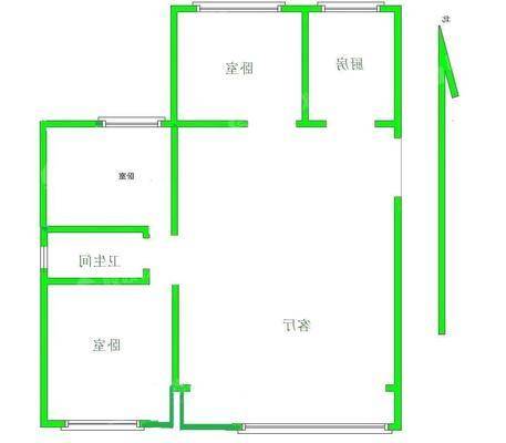 一世界书香华府3室2厅1卫115㎡