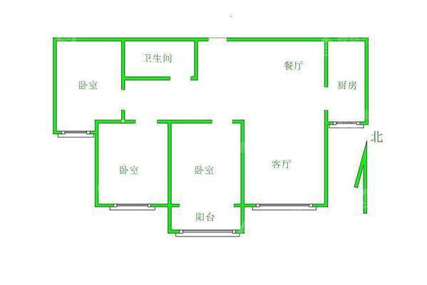 世纪金苑3室2厅1卫117㎡