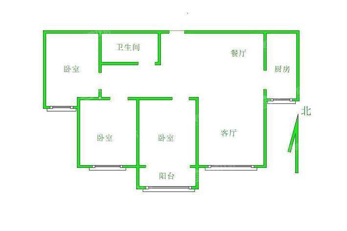 世纪金苑3室2厅1卫117㎡