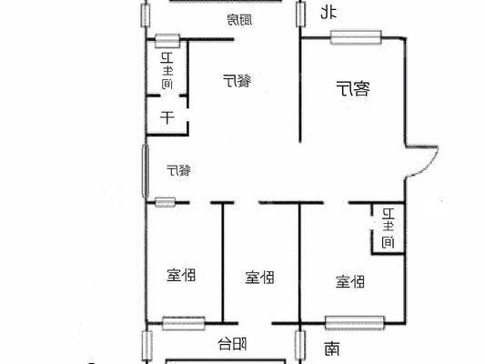 司法局宿舍3室2厅2卫126㎡