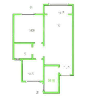 世纪福邸2室2厅1卫92㎡