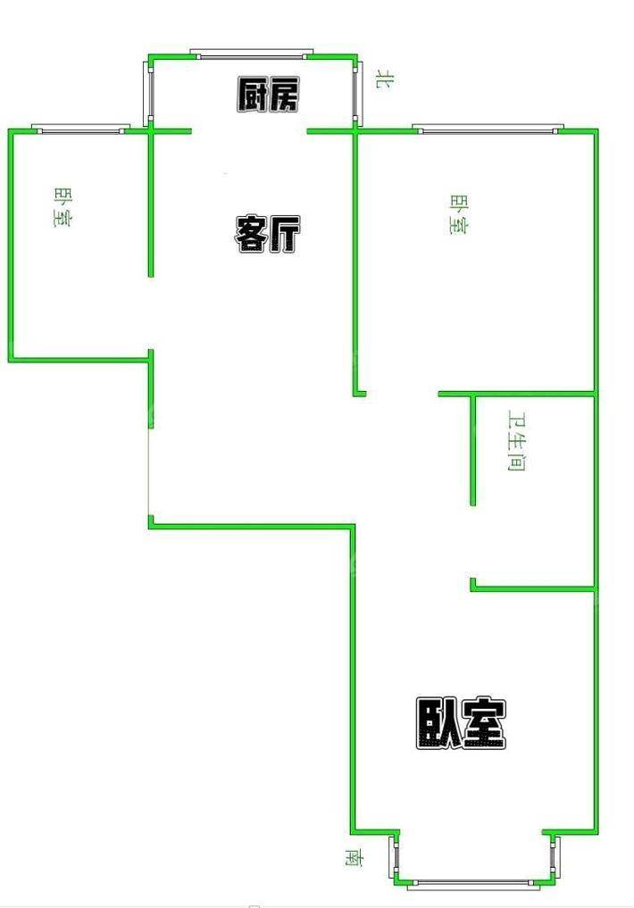 金鼎领域3室2厅1卫90㎡