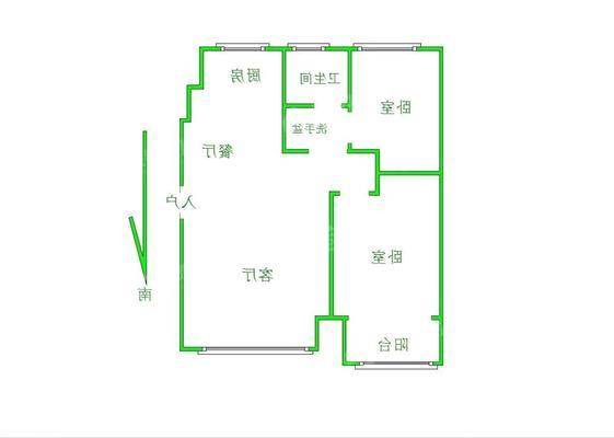 阿尔卡迪亚锦绣天地B区2室2厅1卫80㎡