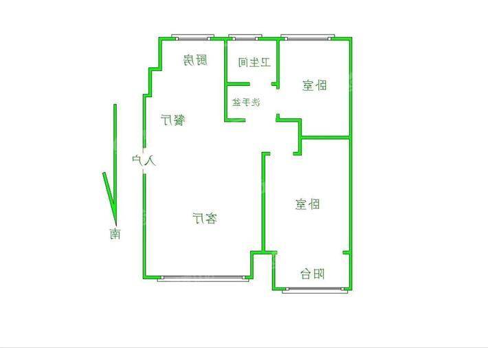 阿尔卡迪亚锦绣天地B区2室2厅1卫80㎡