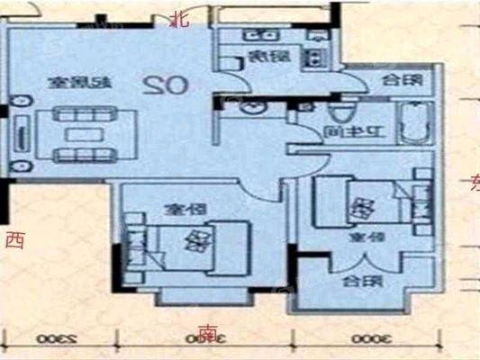 阳光国际2室2厅1卫94㎡