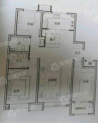 大运河新村（安运佳苑）3室2厅2卫124㎡