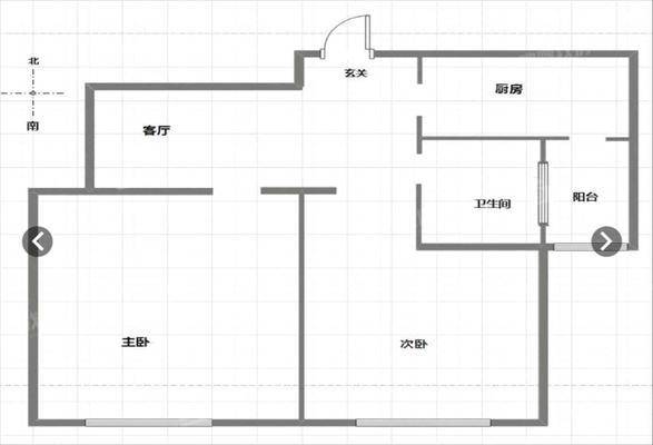 金域华城（金茂府）2室2厅1卫82㎡