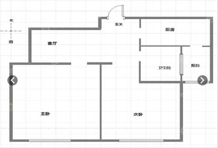 金域华城（金茂府）2室2厅1卫82㎡