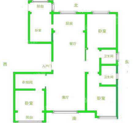 皇家壹里（B区）4室2厅2卫165㎡